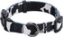 Rhea Rose Cow Print Dog Collar, Animal Pattern in White and Black for Large Dogs