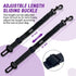 COOYOO Dog Seat Belt,Retractable Dog Car Harness Seat Belt for Car Adjustable Nylon Pet Safety Seat Belts Heavy Duty
