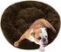 BODISEINT Faux Fur Dog Bed, Shag Round Anti-Anxiety Calming Bed for Medium Large Dogs and Cats (28'' D x 8'' H,