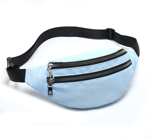 Waist Bag Fanny Pack for Men & Women, Fashion Water Resistant Hip Bum Bag with Adjustable Belt for Travel, Hiking
