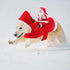 BWOGUE Santa Dog Costume Christmas Pet Clothes Santa Claus Riding Pet Cosplay Costumes for Small Medium Large Dogs Cats