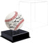 FavorFishFans (1 Baseball Display Case, UV Protected Acrylic Cube, Clear Case for Memorabilia and Autographed Balls PC)