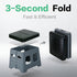 ROSHNT Camping Toilet for Adults - Portable Folding Toilet with Lid,Travel Portable Potty for Adults,Porta Potty Car