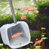 2pcs Angoily Extendable Handle Shrimp Nets Square Fine Mesh Aquarium Fishing Nets for Fish Tank and Shrimp Catching
