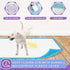 IMMCUTE Puppy Pee Pads 22"x23"-150 Count - Super Absorbent & Leak-Proof Disposable Pet Piddle and Potty Pads for