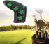SEACLOUD Golf Putter Cover Blade Head Cover with V-Closure, Four Leaf Clover Pattern for Luck