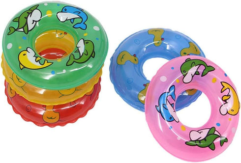 3.74 Inch Lizard Bath Collar Ring, Swimming Rings for Bearded Dragon, Leopard Gecko, Amphibians Cage Accessories