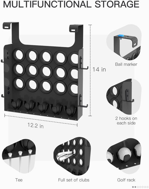 Tiga Golf Stroller Attachment - Enjoy Golf with Your Kids - Easy Installation - Universal Golf Club Holder - Ideal Golf