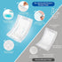 100 Count, Disposable Dog Diaper Booster Pads M - Dog Diaper Liners for Male and Female Dogs, Inserts Fit Most Puppy