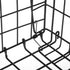 Commutes DOITOOL Folding Rear Bike Basket Black Wire Mesh Storage Gadget for Electric and Road Bikes Sturdy Cargo