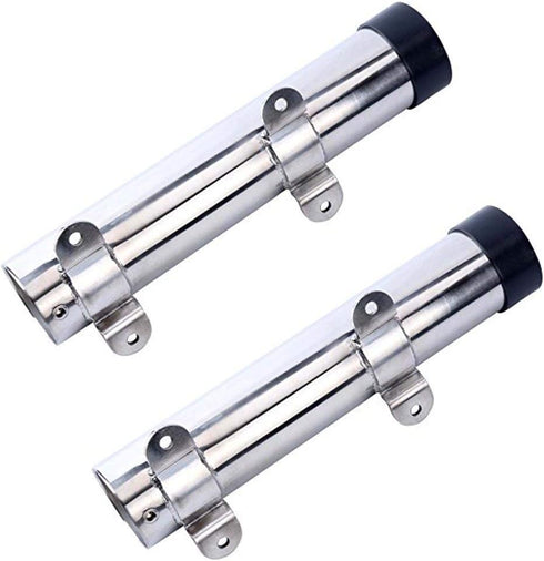 Amarine Made 2Pcs Boat Fishing Rod Holder, Stainless Steel Fishing Pole Holder,