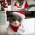 Yahpetes Dog Cat Pet Santa Hat - 4 Pcs Christmas Santa Claus Hat, 5.5"X7.8" for Puppy, Kitten, Small Dogs