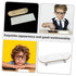 10Pcs 10pcs Toddmomy Fingerboard Foam Grip Tape, Finger Skateboard Stickers Fingerboard Grip Tape White Finger