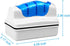 DaToo 2 1 Aquarium Cleaner Fish Tank Glass Cleaner Algae Cleaner Scraper Magnetic Scrubber Algae Clean Brush, Pcs,Size