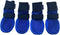 Dog Shoes Soft and Lightweight with Breathability - Set of 4 Size X-Small Blue for Spring Summer and Fall