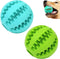 2 Pack Dog Toy Ball, Nontoxic Bite Resistant Teething Toys for Small/Medium/Large Dogs and Puppies, Chew Tooth Cleaning
