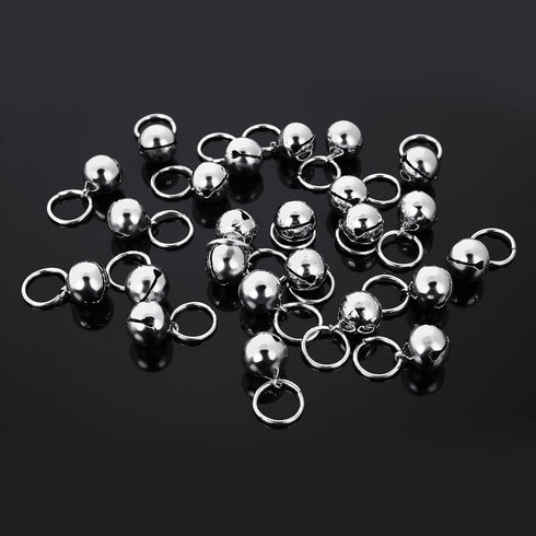 24pcs Cat Bells & Dog Collar Bells with Keyrings, Training Jingle Bell Collar Pendant Pet Accessories