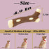 Dog Bones Chew Toys for Aggressive Chewers, 3 Pack Real Beef Flavor, Indestructible Teething Toys for All Breeds