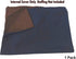 Dogbed4less Waterproof/Water Resistant Zipper Internal Pet Dog Bed Cover for Jumbo XXXL Large Pillow Bed, 55"X47" FLAT
