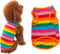 Live Aquarium Plants Dog Vest - Funky Striped Shirt for Dogs, Blue Aquarium Gravel Shirt
