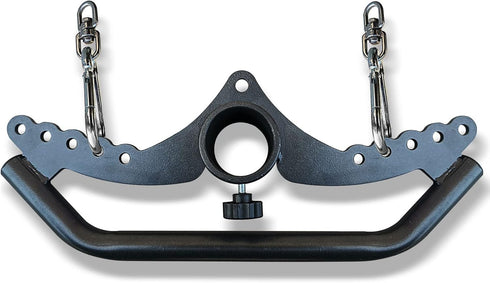 KORIKAHM Home Gym Fitness Spreader Bar Multi-Grip Wide Lat Pull Down Bar for Cable Pulley System