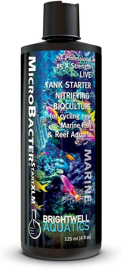 Brightwell Aquatics MicroBacter Start XLM, Concentrated Freshwater Nitrifying Bacteria, Aquarium Water Treatments