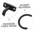 Happyyami Replaceable Billiard Cue Hanger Rack Hook for Pool Table Side Hook for Snooker Accessories Easy to Install