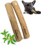 Safe Natural Coffee Wood Dog Chew - Durable Chew Toys for Puppies 0-6 Months, Pack of 2 PCS, Perfect Teething Stick