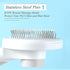 Self Cleaning Slicker Brush for Dogs and Cats, Pet Grooming Hair Brush for Undercoat, Loose Hair, Mats, Tangles