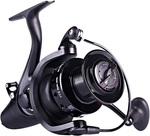 Sougayilang Spinning Fishing Reel - 12+1BB Metal Body Smooth Carp Spinning Reels