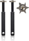 HIFROM Groove Sharpener with 6 Heads - Golf Club Re-Grooving Tool and Cleaner for All Wedges