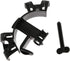 Maxmoral 2pcs Adjustable Plastic Aquarium Water Tube Clamp, Fish Tank Pipe Holder Fixed Clips (Black)