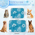Generic 28" X22" Dog Cooling Mat Indoor Ice Silk Rabbit Mat Pineapple Palm Motif Pet Cooling Bed Washable Cool Pet Pad