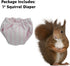 (3.9" 6.3"), Count, 1) Washable Squirrel Diapers - Extra Small Reusable Pet Cloth Diapers Highly Absorbent Leak-Proof