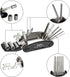 WOTOW 16 in 1 Bike Repair Tool Kit, Portable Multitool for Mountain Bike Maintenance with Hard Carrying Case