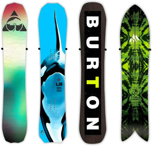 StoreYourBoard Cinch Minimalist Snowboard Wall Mount - Indoor Display Storage Rack