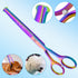 Set LILYS PET Safe Round-Tip Professional PET DOG Grooming Coated Titanium scissors suit Cutting&Curved&Thinning shears