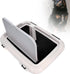 Asixxsix Dog Potty Tray, Black Plastic Puppy Training Toilet with Removable Cat Potty Fence for Small and Medium Dogs