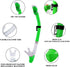 Kids Mask Fins Snorkel Set with Diving Mask, Snorkel, Adjustable Swim Fins, Mesh Bag for Snorkeling Swimming
