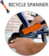 Pedal Wrench Double Sided Bicycle Spanner, 15/16/17mm Pedal Removal Tool with Comfortable Grip for Biking Repair