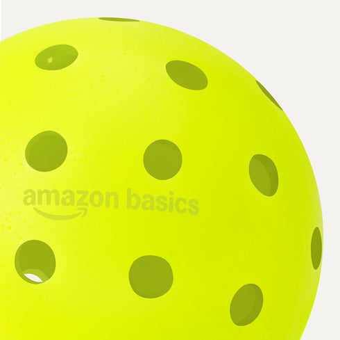 Amazon Basics Outdoor Pickleball Balls - USAPA Approved, Yellow