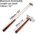 OwnMy Retractable Billiards Bridge Stick, Pool Cue Accessory, Length Extends 35CM to 140CM