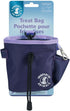 Company of Animals Treat Bag, Purple, Waterproof Pouch with Zipped Pockets & Drawstring, Clips on Belt or Pocket