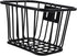 Sosoport Bicycle Iron Basket, Rear Bike Basket for Cruiser Bikes, Metal Container