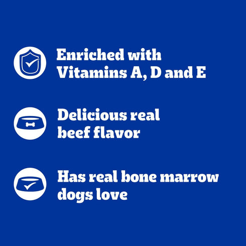 6 lb. (Pack 1) Pedigree Dry Dog Treats MarroBone, Real Beef Flavor, Bone Marrow Dog Treats, Bag