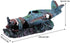 No Pollution Aquarium Plane Decor, Artificial Fish Tank Ornament for Decorating, Resin Material