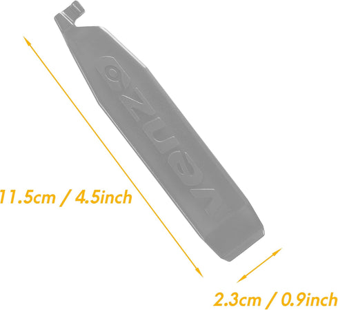 Venzo Bike Bicycle Plastic Grip Tyre Levers Removal Tool - Great to Remove Tire at Ease & Replace The Tubes Without Damaging The Wheels - for Road Mountain BMX Bike Tires
