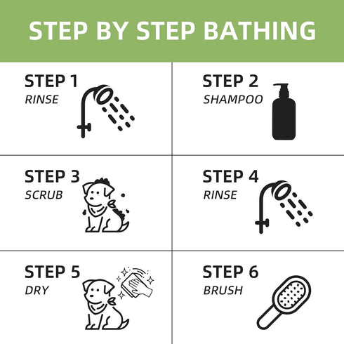 8 Puppy Shampoo for Puppies Weeks Old, Gentle Tearless Dog Shampoo for Smelly Dogs, Deodorizing Dog Shampoo with Aloe