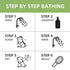 8 Puppy Shampoo for Puppies Weeks Old, Gentle Tearless Dog Shampoo for Smelly Dogs, Deodorizing Dog Shampoo with Aloe