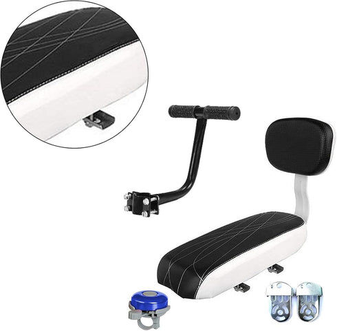 BOGEEL Set, Bicycles Rear Seats Cushion Armrest Footrest Kids Child Carriers Bicycles Baby Seats with Armrest